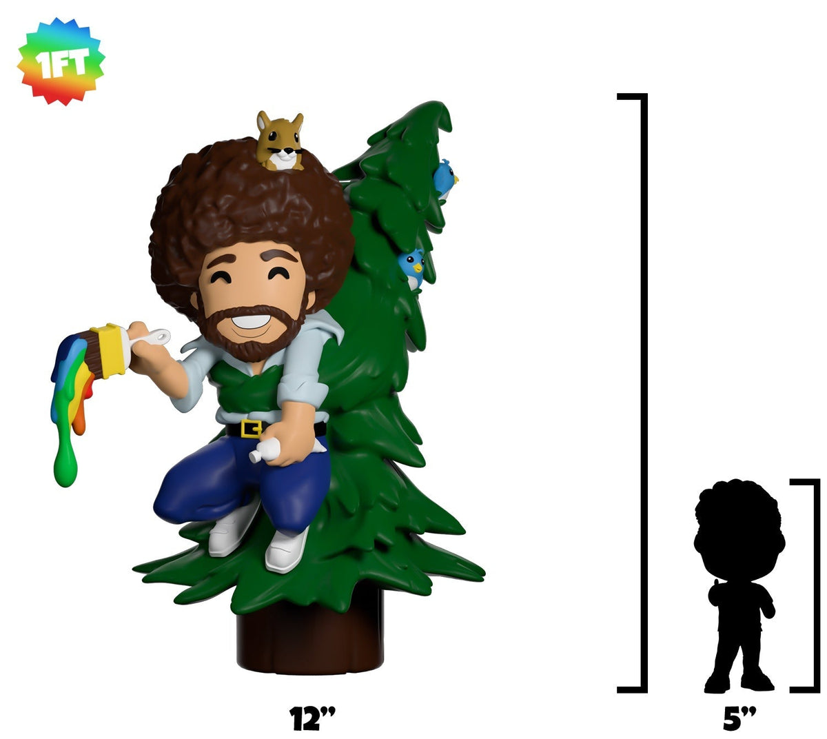 Figurine Bob Ross Hand over the Hero