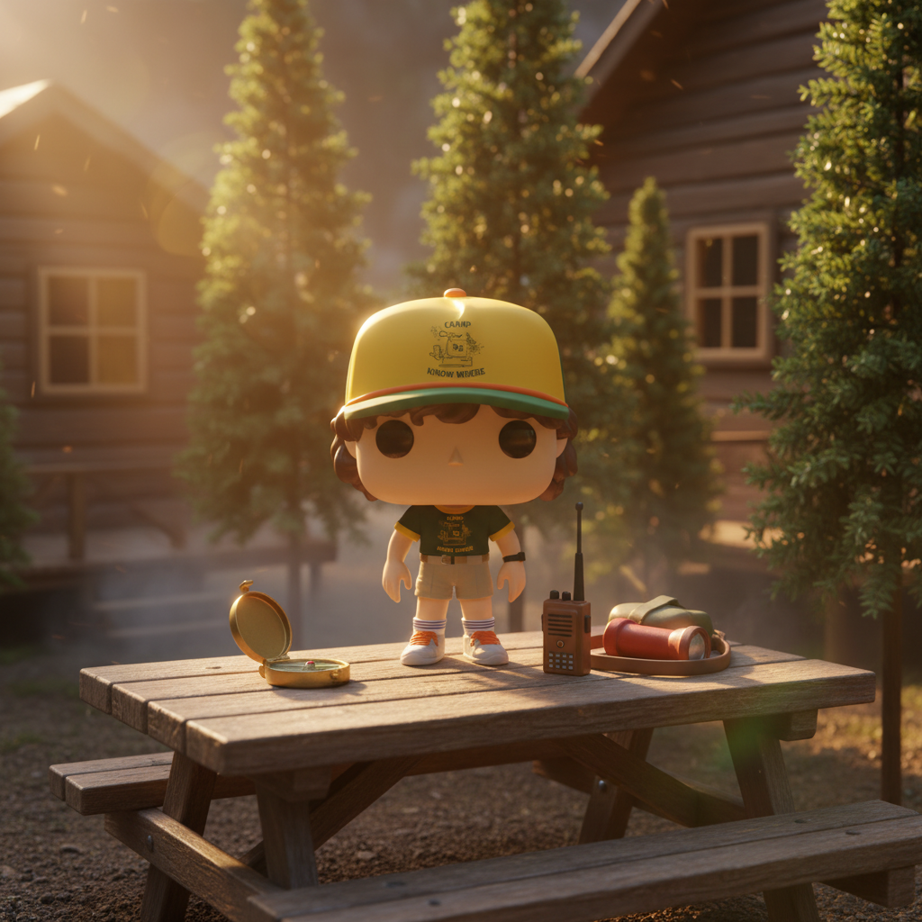 Funko Pop! Dustin at Camp – Stranger Things