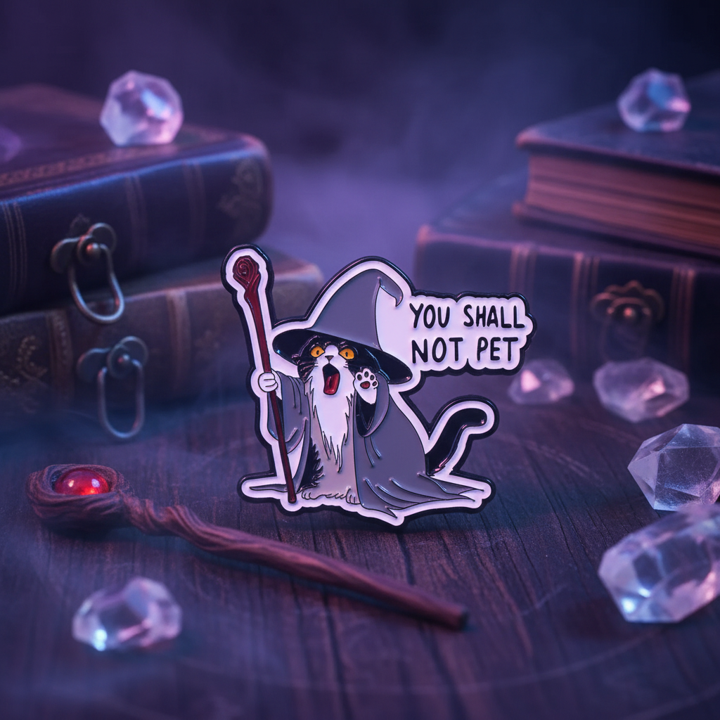 Pin's Cat "You shall not Pet"