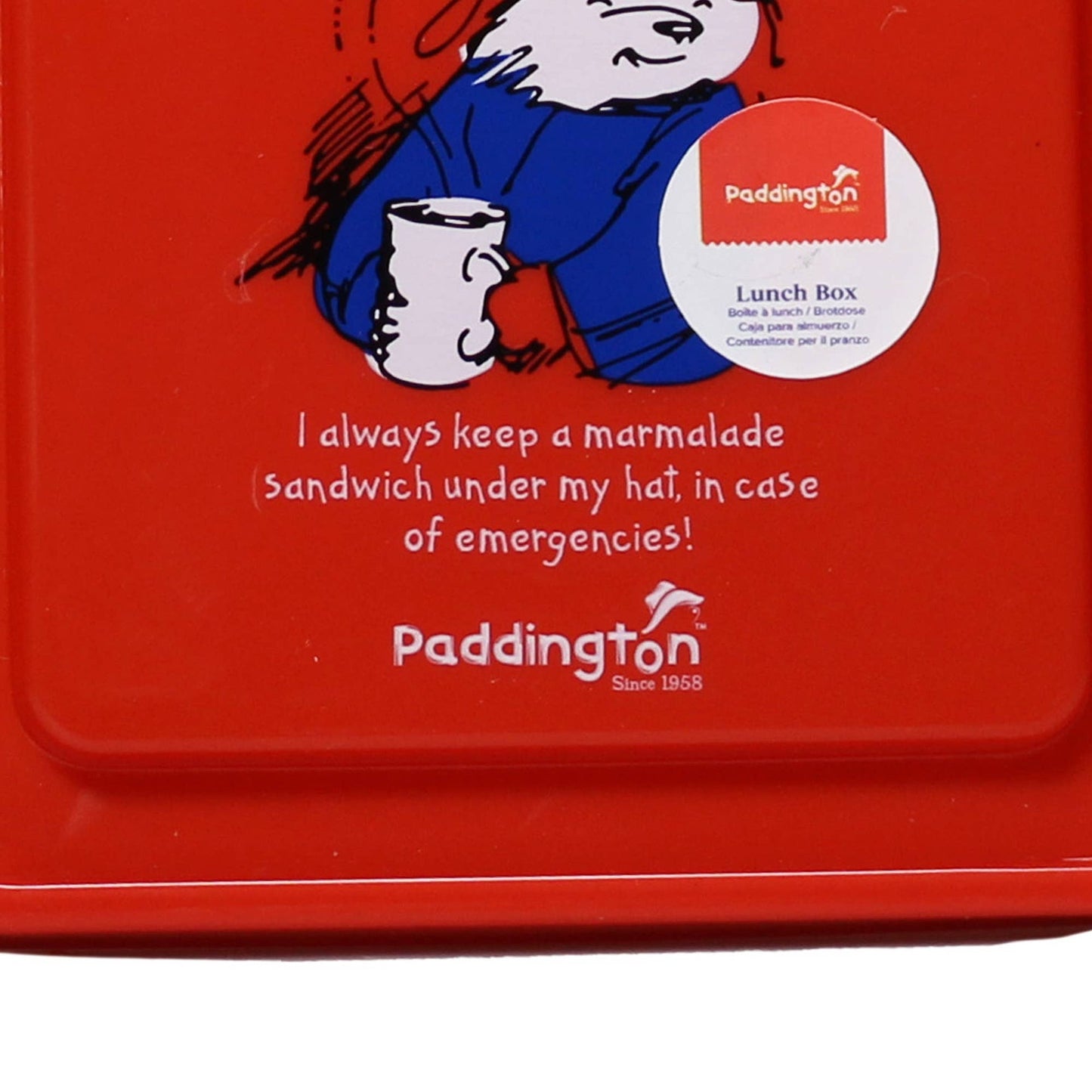 Boîte à lunch en plastique - Paddington Bear (Sandwich)