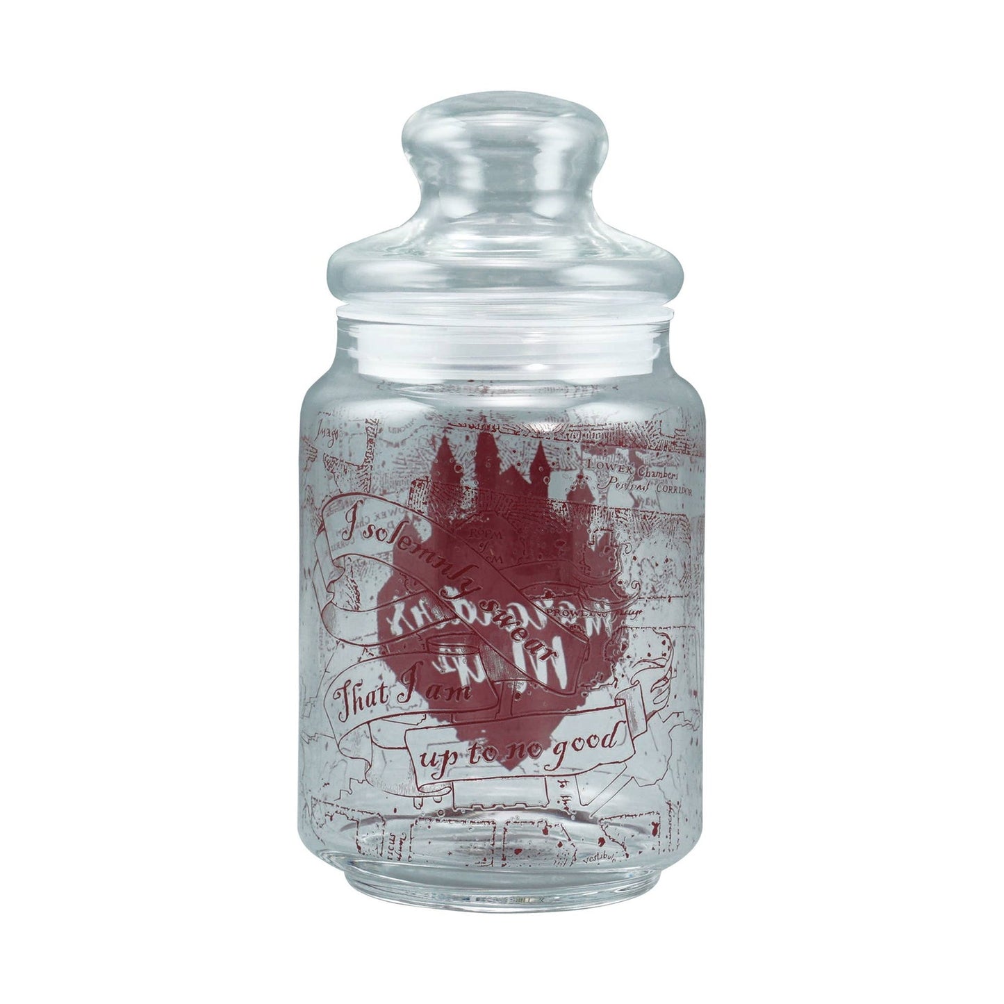 Harry Potter Glass Sweet Jar - Marauder's Map 750 ml