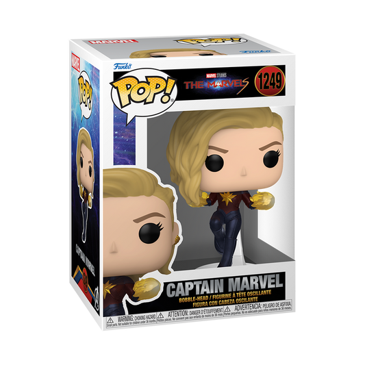 pop captain marvel with fire hands 1249