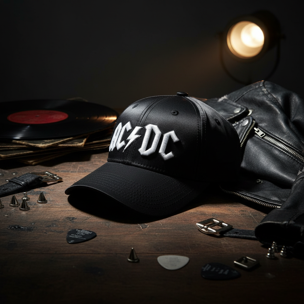 AC/DC キャップ - バック・イン・ブラック