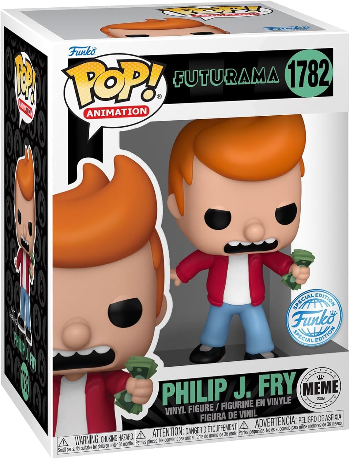 Pop! Philip J. Fry (Meme "Pegue Meu Dinheiro")