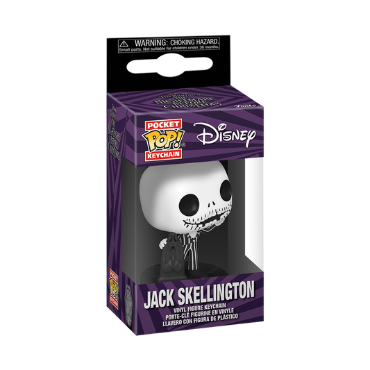 pop keychain jack skellington in graveyard