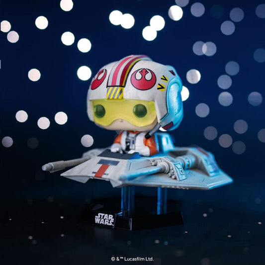 Pop! Rides Super Deluxe Luke Skywalker in T-47 Airspeeder