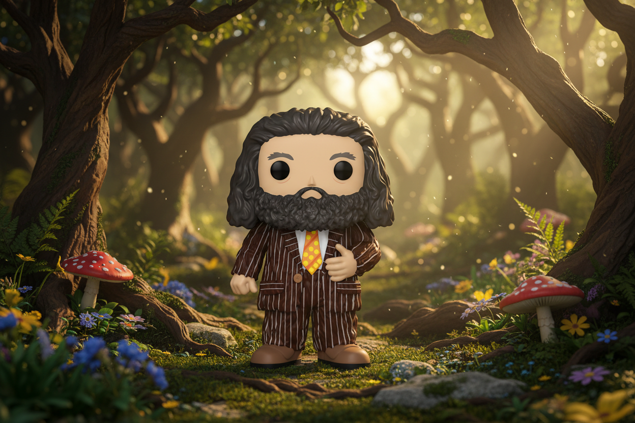 Funko Pop! Super Rubeus Hagrid avec tenue en peau d'animal – Harry Potter