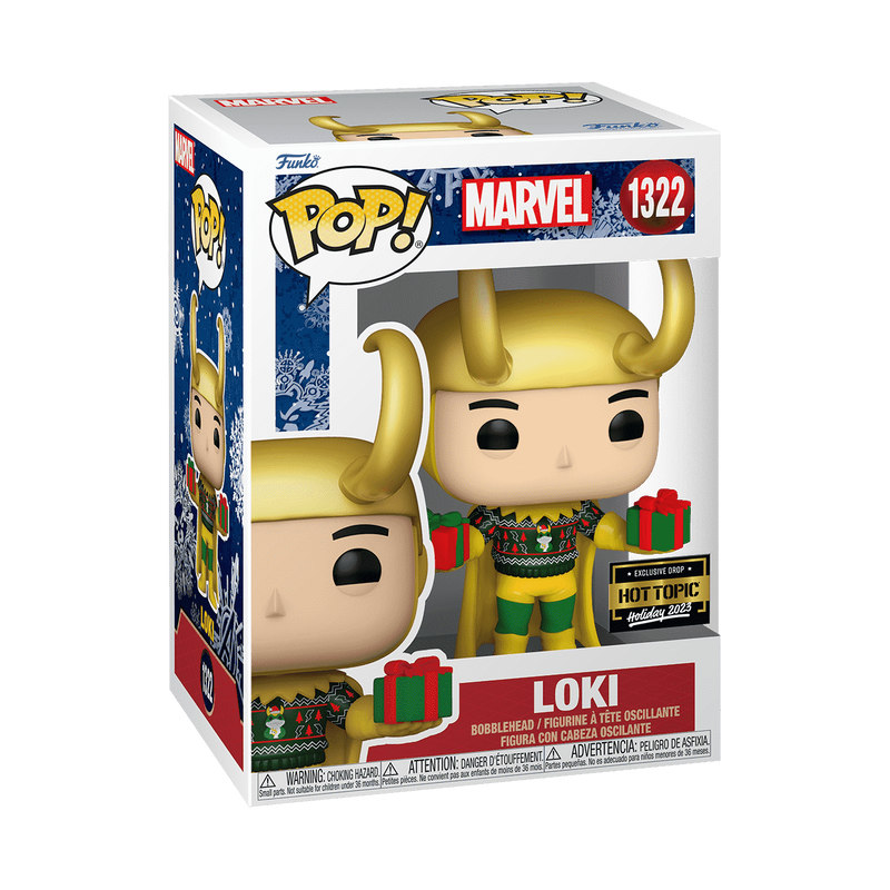 Funko Loki avec Pull de Noël (SE) – Disney