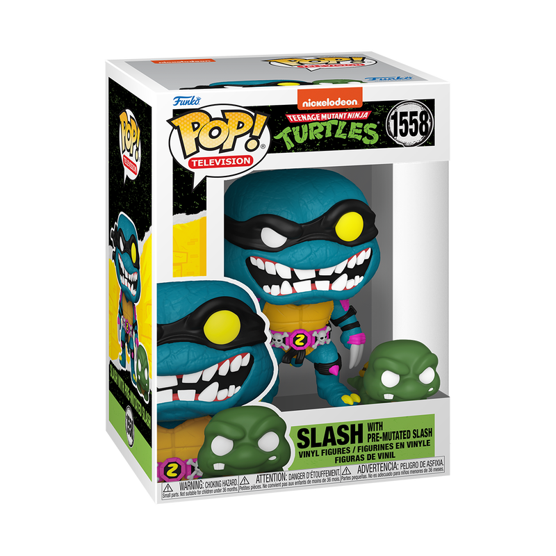 Funko Pop! & Buddy Slash & Pre-mutated Slash – Teenage Mutant Ninja Turtles