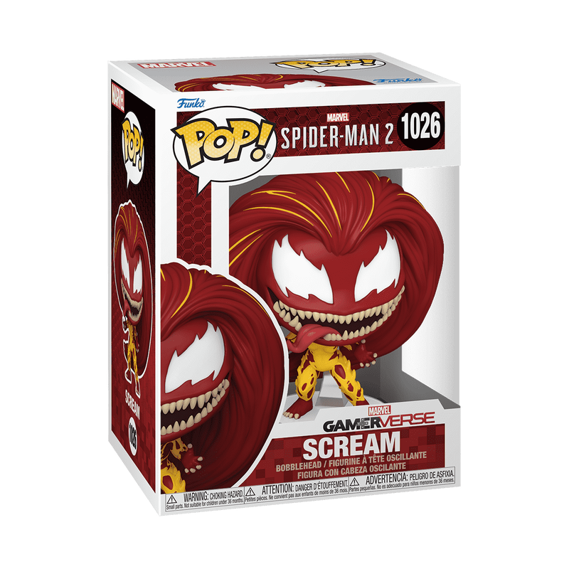 Funko Pop! Scream (Mary Jane) – Spider‑Man