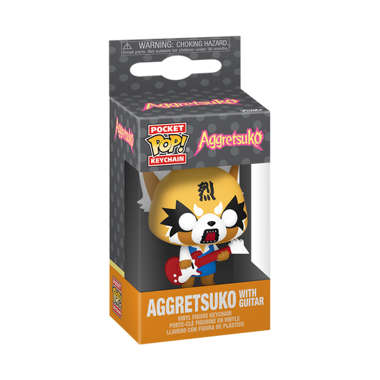 Funko Pop! Keychain Aggretsuko with Guitar – Sanrio