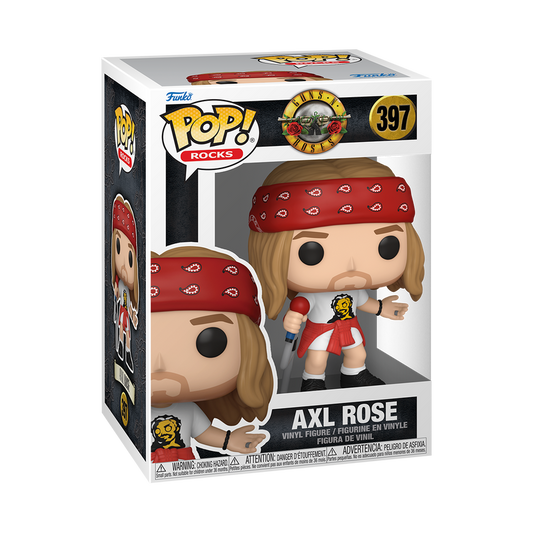 Pop! Axl Rose con bandana rossa