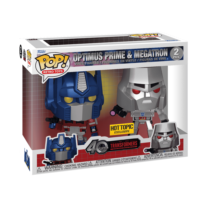 Pop! Optimus Prime dhe Megatron, pako me 2 copë