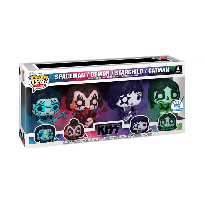 Pop! KISS (Color Spotlight) confezione da 4