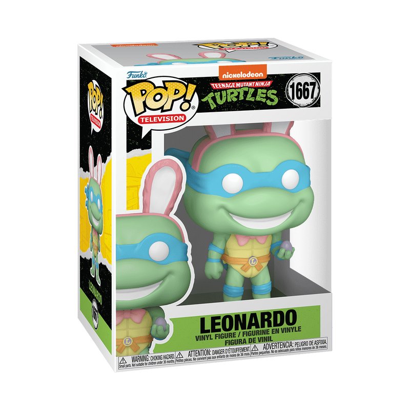 Funko Pop! Leonardo avec oeuf de Pâques – Les Tortues Ninja