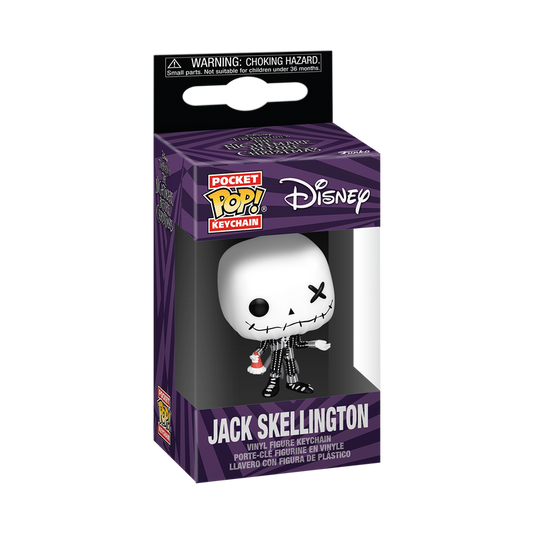 Funko Pop! Keychain Jack Skellington (Patchwork) – L'Étrange Noël de monsieur Jack