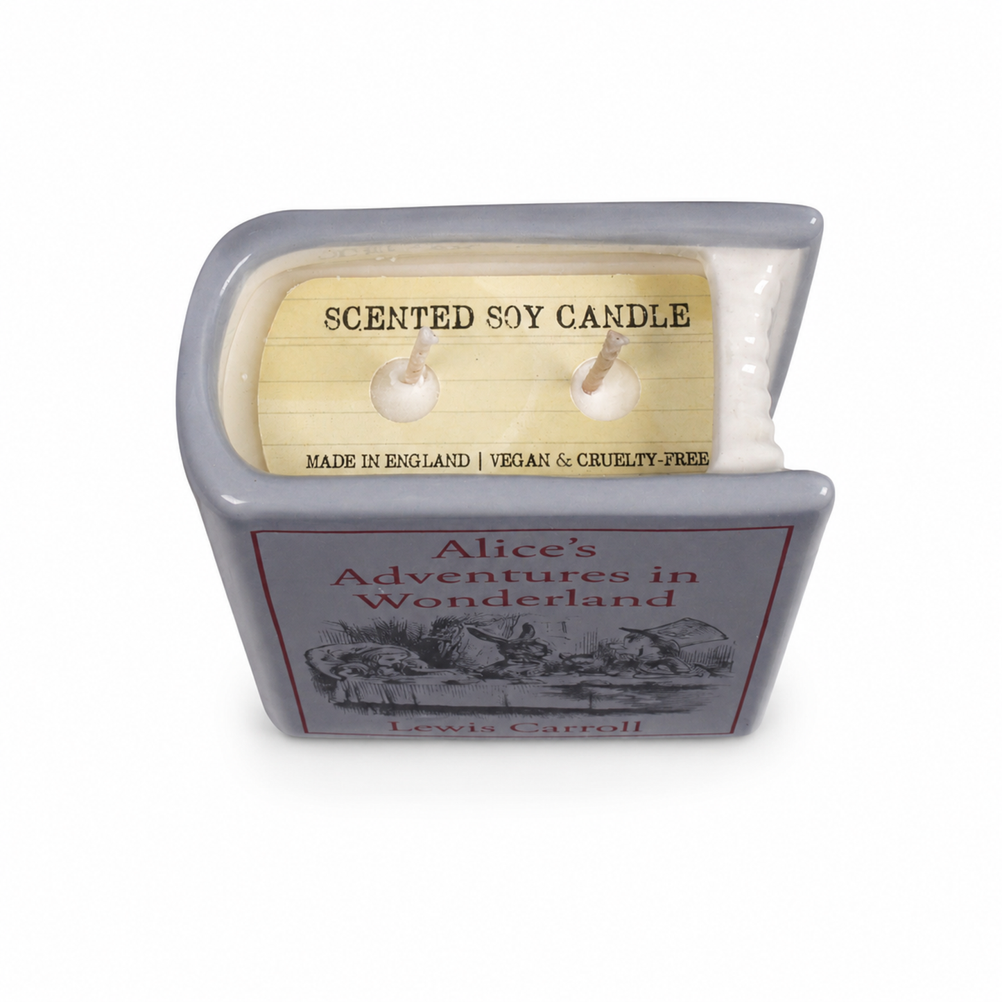 Alice in Wonderland Book Candle 10cm