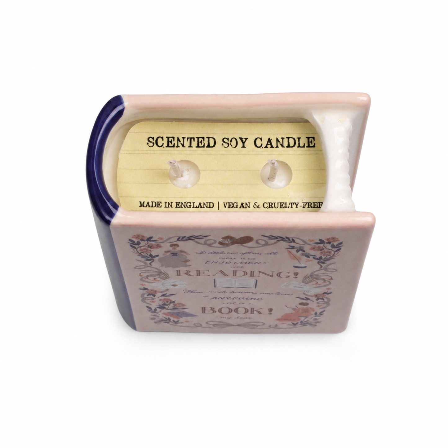 Bougie livre Jane Austen - Orgueil et Préjugés 10 cm