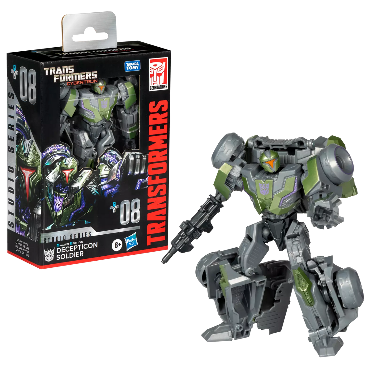 Transformers Generations Studio цуврал Deluxe 08 Decepticon Trooper