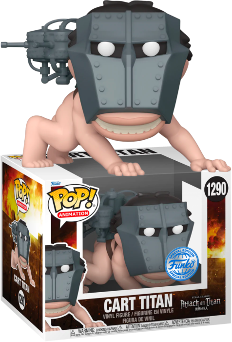 ATTACK ON TITANSPOP SUPER N° 1290Cart Titan S.Edit.