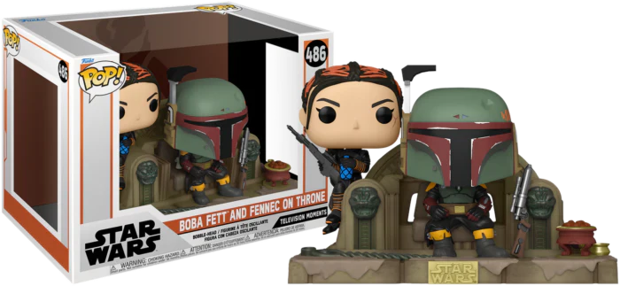 pop moment boba fett fennec on throne 486