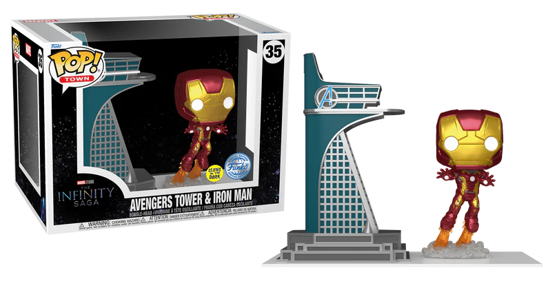 AVENGERS 2 POP TOWN N° 35 Tour Avengers avec Iron Man (GW)