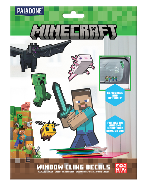 Minecraft Window Cling Decals