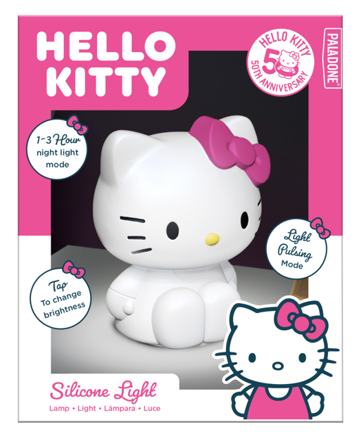 lampe en silicone rechargeable hello kitty paladone