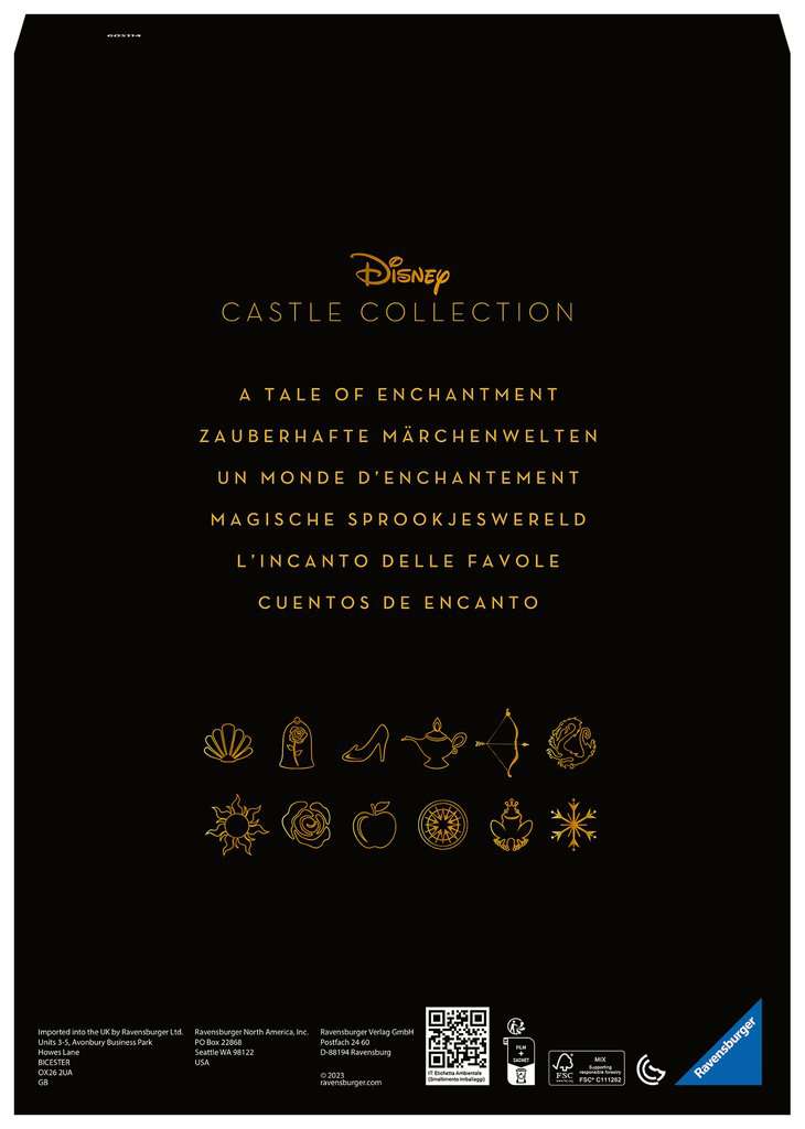 Puzzle Ariel Disney Castle Collection 1000 pièces