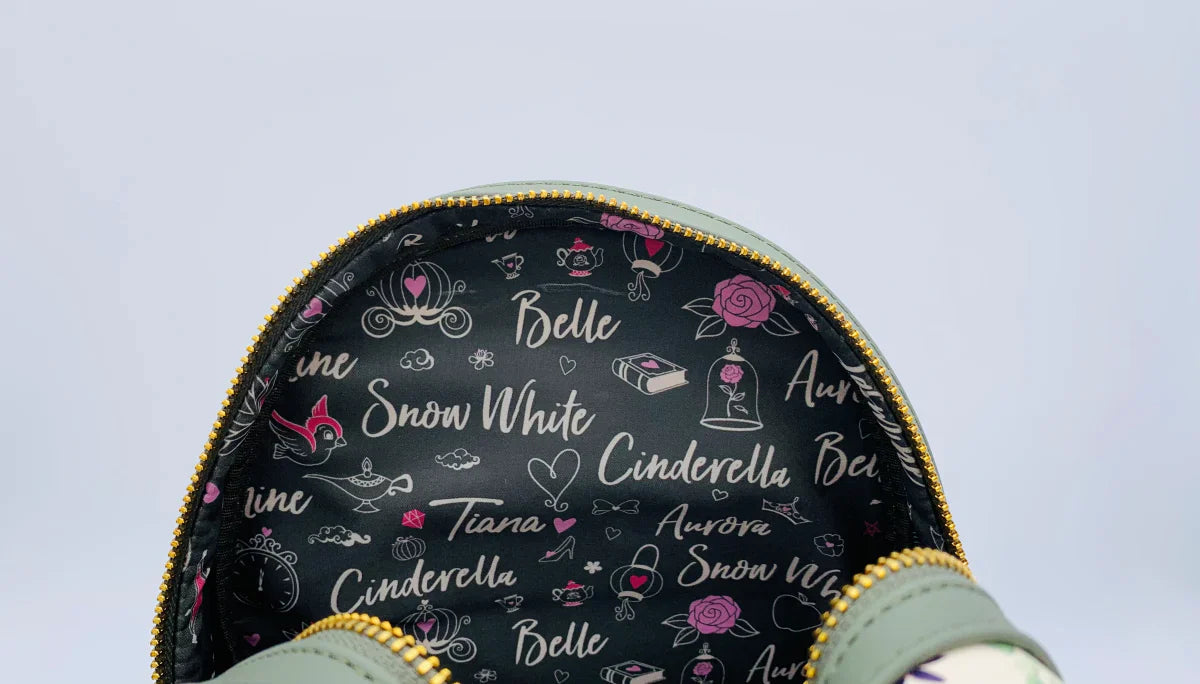 Çantë shpine me lule dhe skicë të vogël Princess