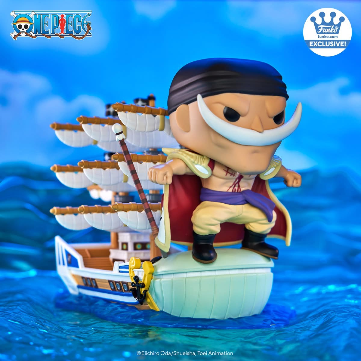 Funko Pop! Rides Deluxe Barbe Blanche avec Moby Dick – One Piece