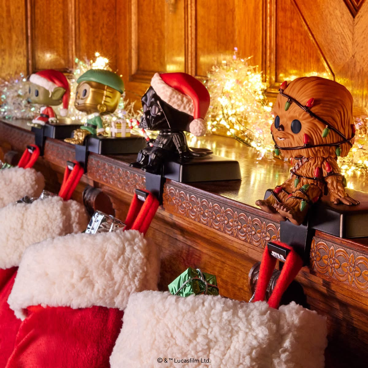 Funko Pop! Stocking Hanger Yoda en Père Noël – Star Wars