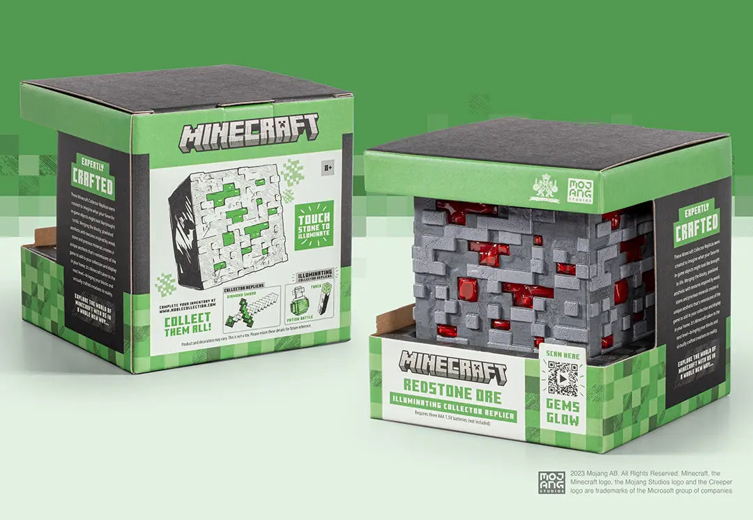 Minecraft Replikası - Parlayan Kızıltaş Cevheri