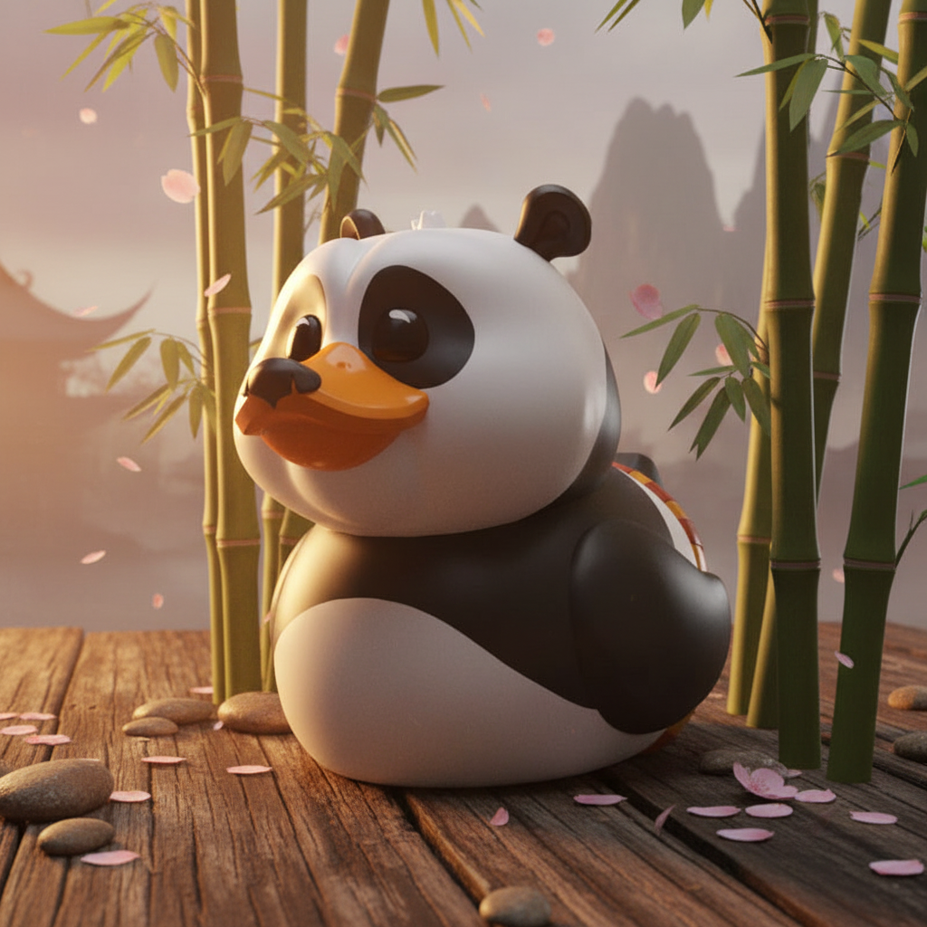 Canard Kung Fu Panda: Po TUBBZ (Mini Edition) - vue 7