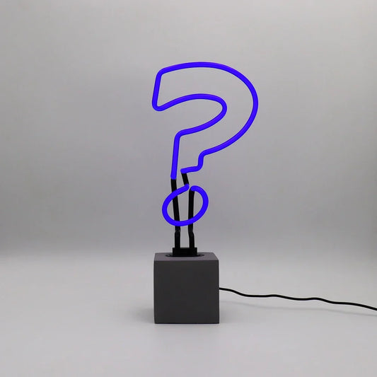 Lampe Néon Point d'Interrogation