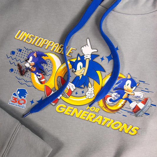 Sweat à Capuche Sonic le Hérisson - 30ème Anniversaire