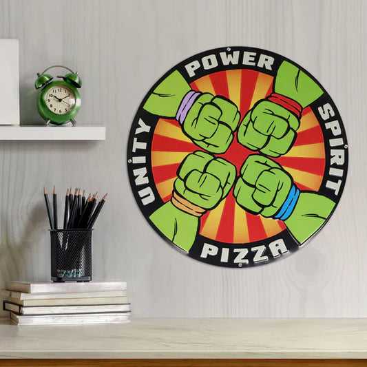 Teenage Mutant Ninja Turtles Tin Sign - Pizza Power