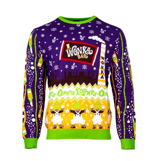 Pull de Noël Charlie et la chocolaterie