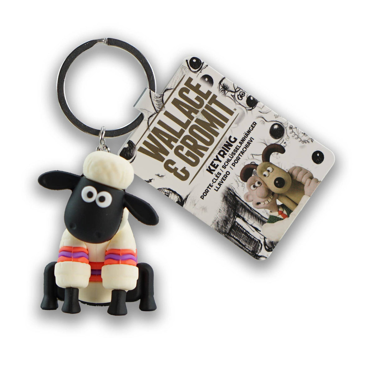 Porte-clés Wallace & Gromit - Shaun