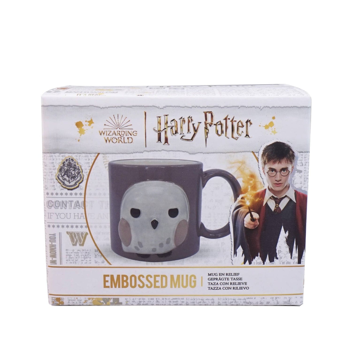 Mug embossé Harry Potter Kawaii Hedwige – 350 ml