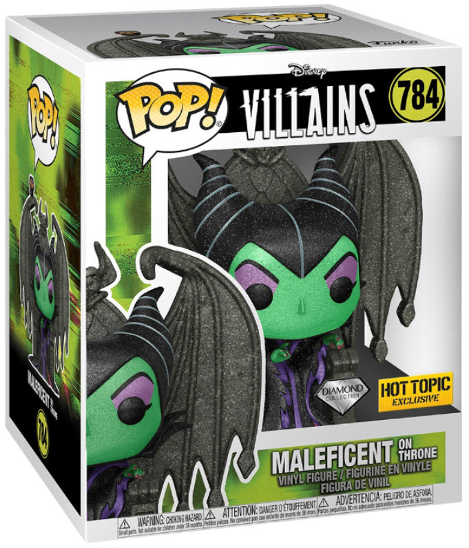 Funko Pop! Deluxe Maléfique sur Trône (Diamond) – Disney