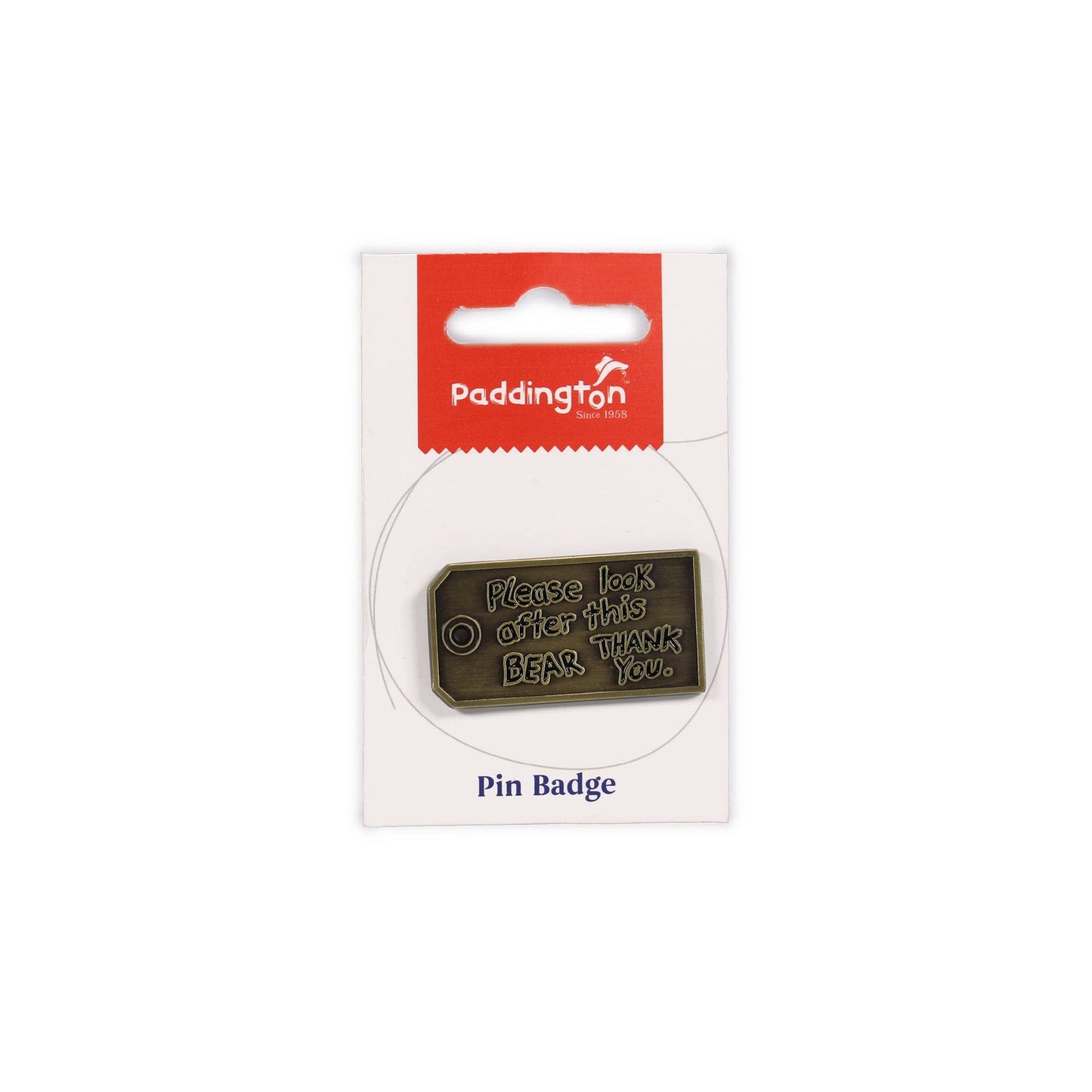 Pin’s Paddington - veuillez prendre soin de cet ours