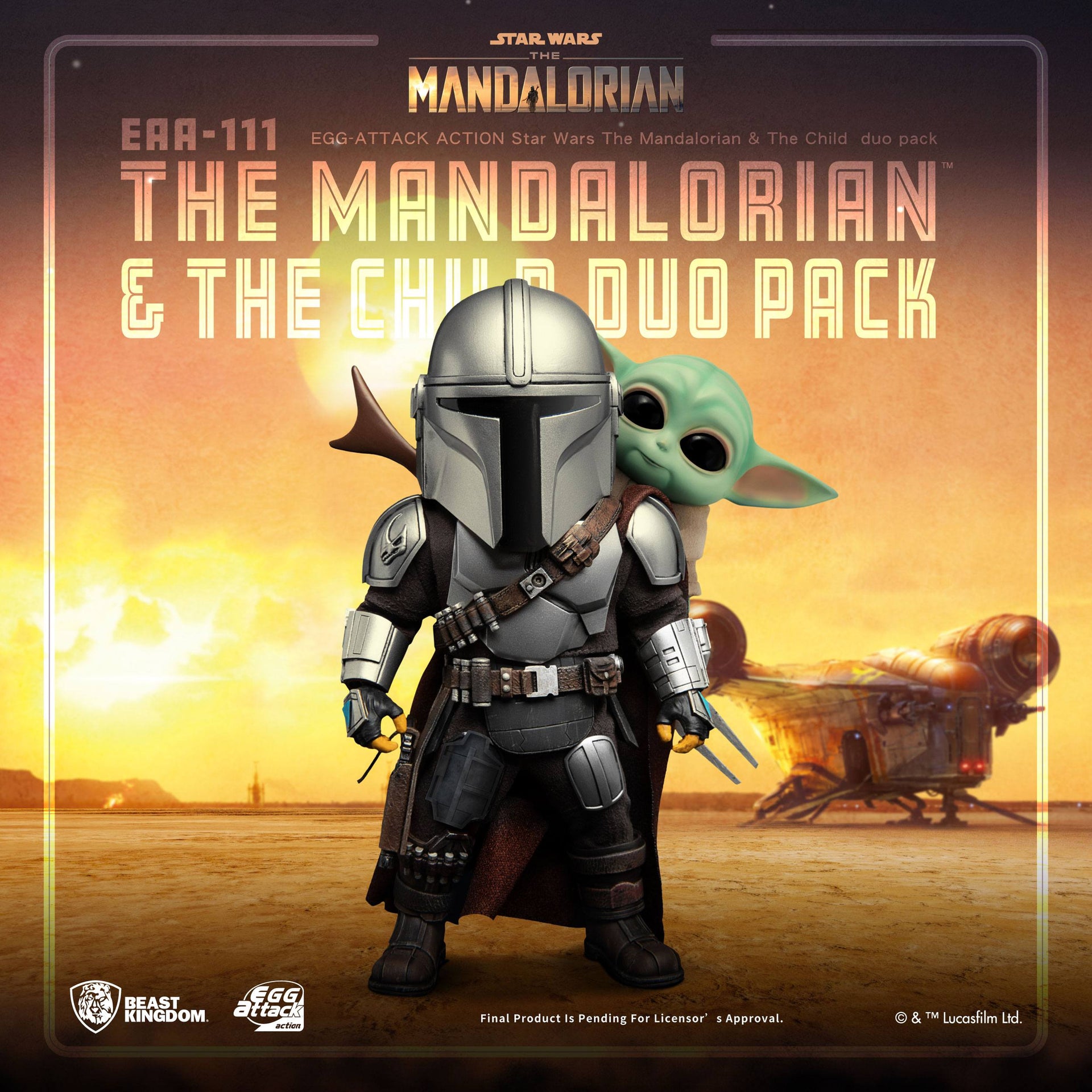 スター・ウォーズ：マンダロリアン エッグアタック アクション マンダ