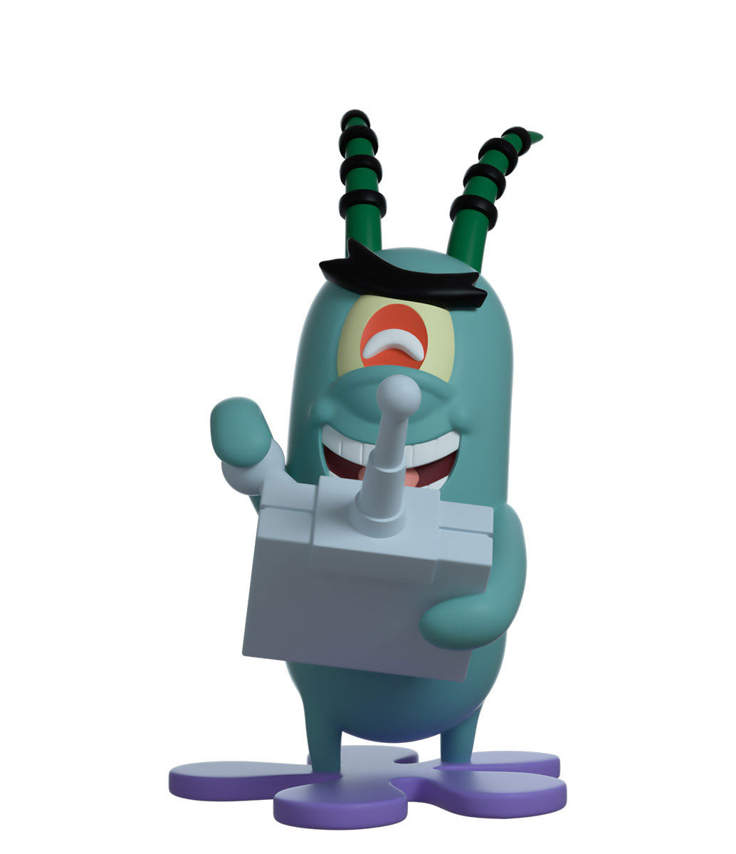 bob leponge vinyl figurine plankton youtooz viacom nickelodeon