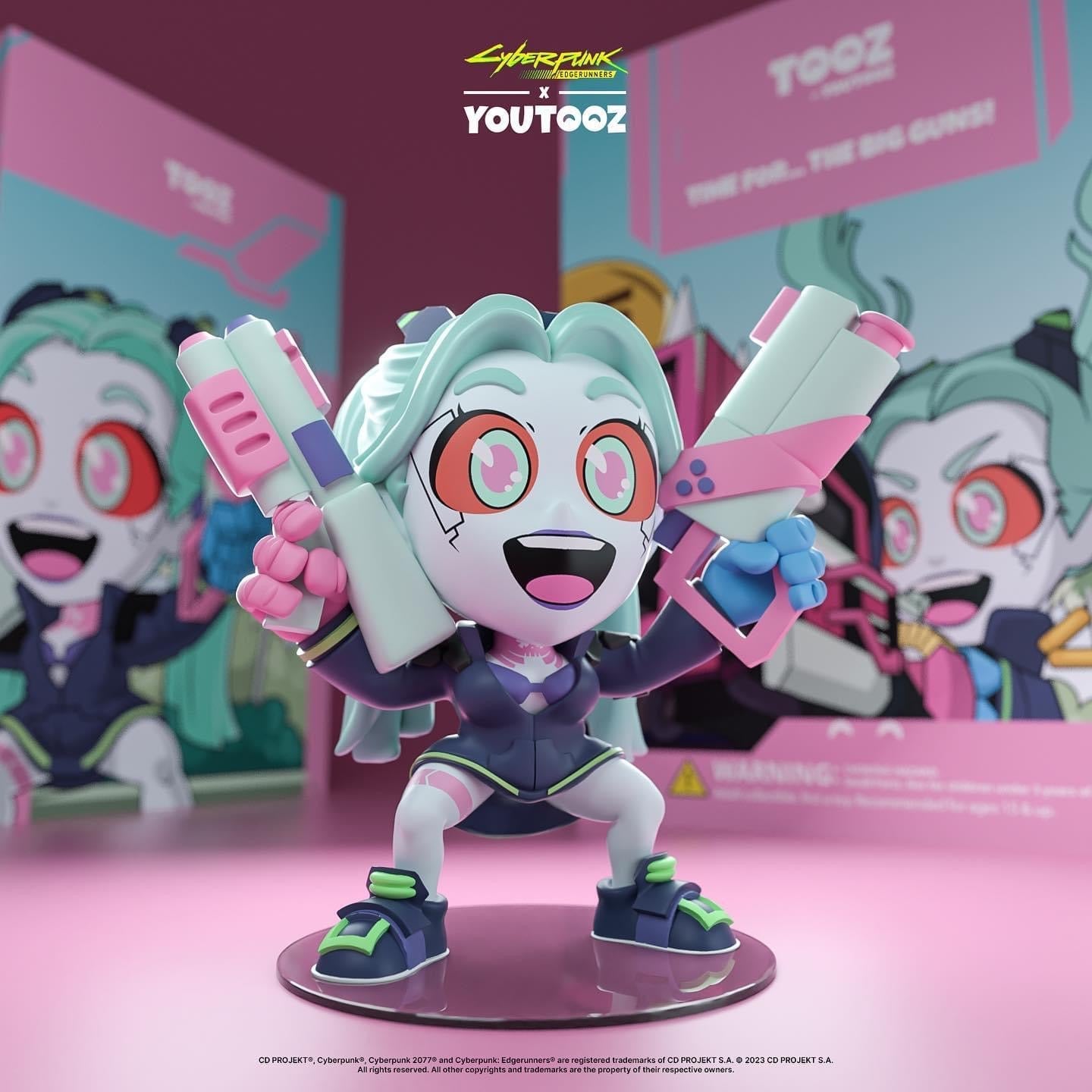 cyberpunk edge runners vinyl figurine rebecca youtooz