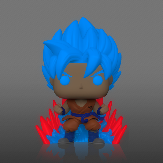 Pop! Super Saiyan Goku (Kaio-Ken Times Twenty) (GLOW) - PRECOMMANDE*