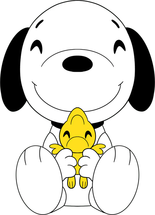 Peluche Snoopy et Woodstock Peanuts Youtooz