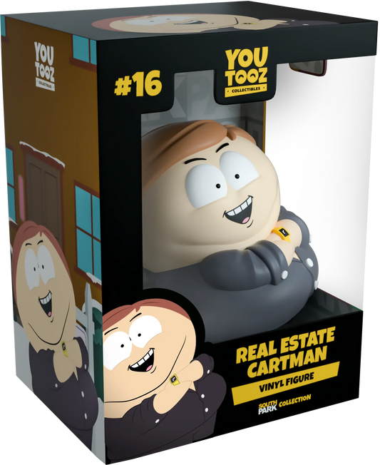 Figurine Cartman agent immobilier