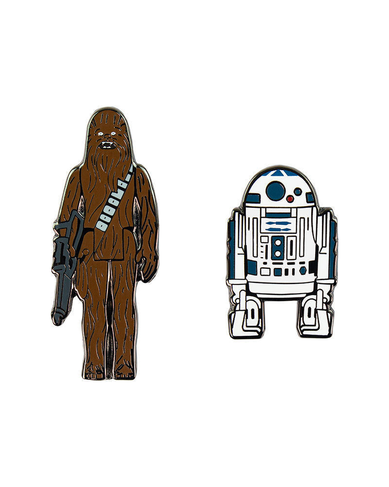 Pin's Star Wars Set 1.2 - R2D2 y Chewbacca (Exclusiva de Geek Store)