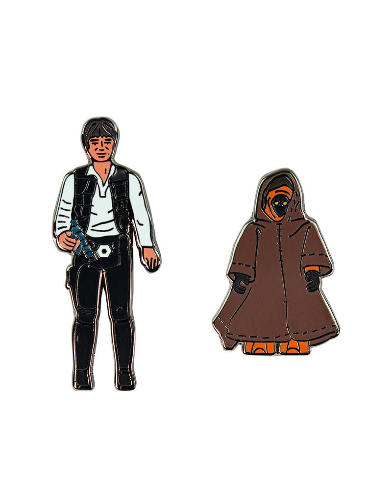 Pin's Star Wars Set Set 1.5 - Han Solo and Jawa
